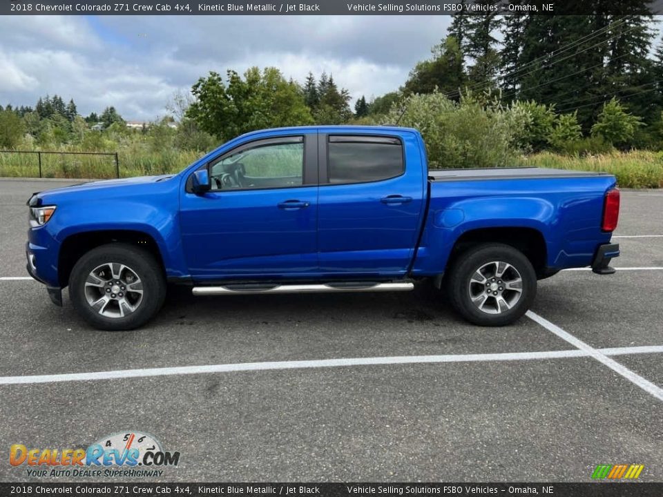 Kinetic Blue Metallic 2018 Chevrolet Colorado Z71 Crew Cab 4x4 Photo #7