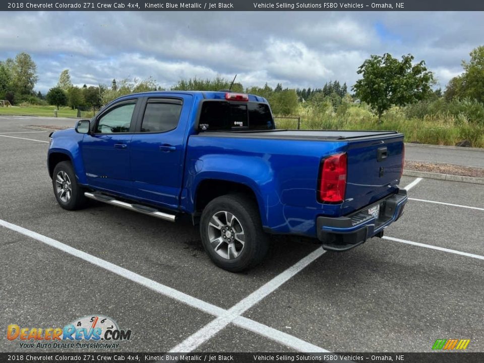 2018 Chevrolet Colorado Z71 Crew Cab 4x4 Kinetic Blue Metallic / Jet Black Photo #9