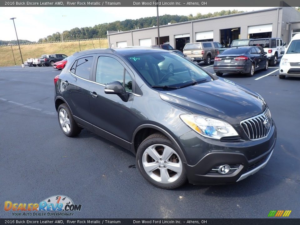 2016 Buick Encore Leather AWD River Rock Metallic / Titanium Photo #2