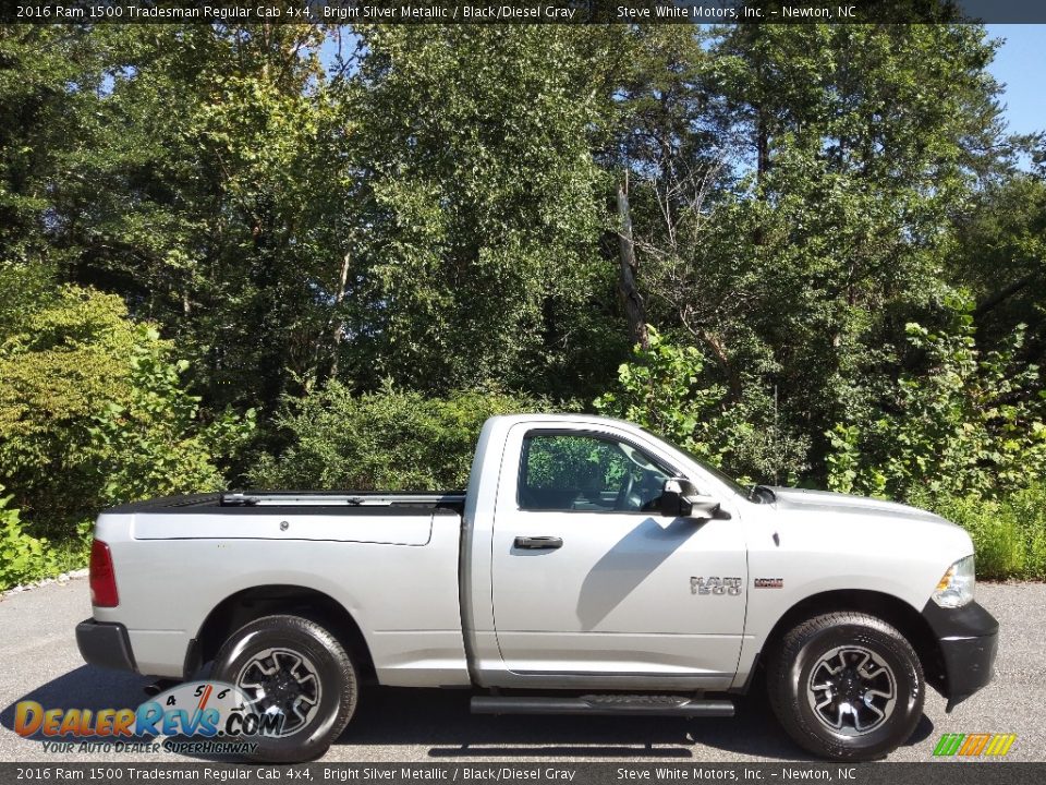 Bright Silver Metallic 2016 Ram 1500 Tradesman Regular Cab 4x4 Photo #6