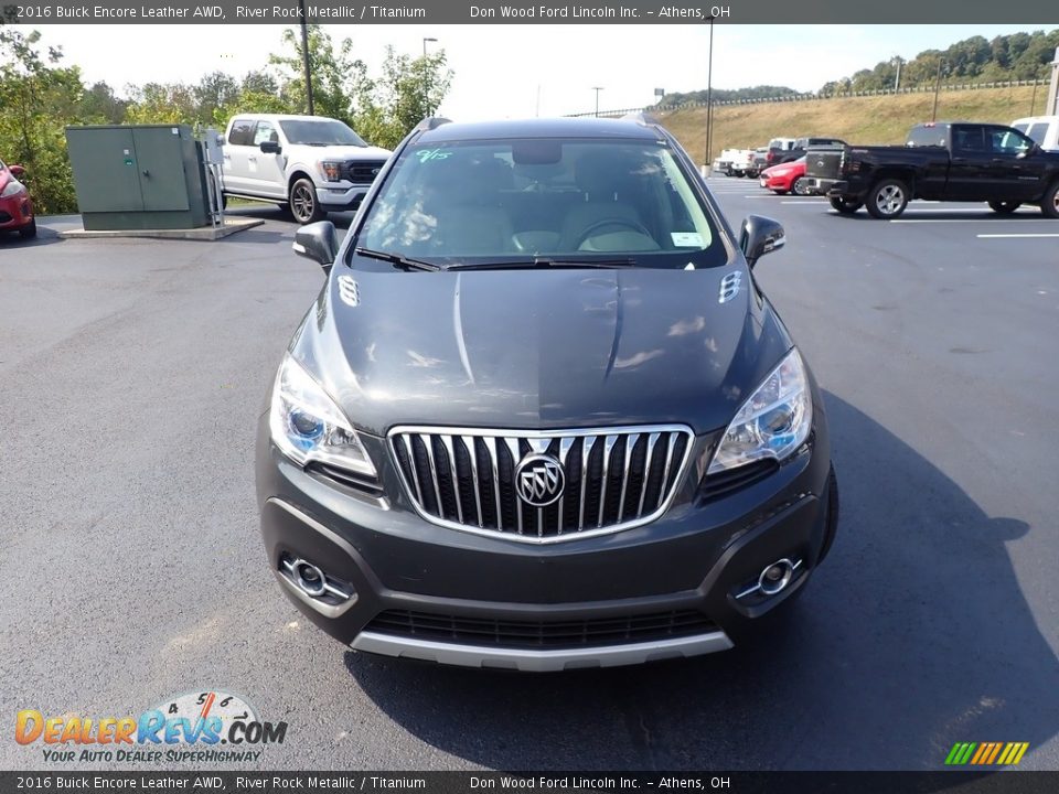 2016 Buick Encore Leather AWD River Rock Metallic / Titanium Photo #3