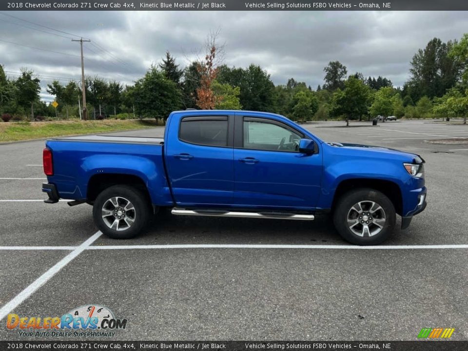 Kinetic Blue Metallic 2018 Chevrolet Colorado Z71 Crew Cab 4x4 Photo #13