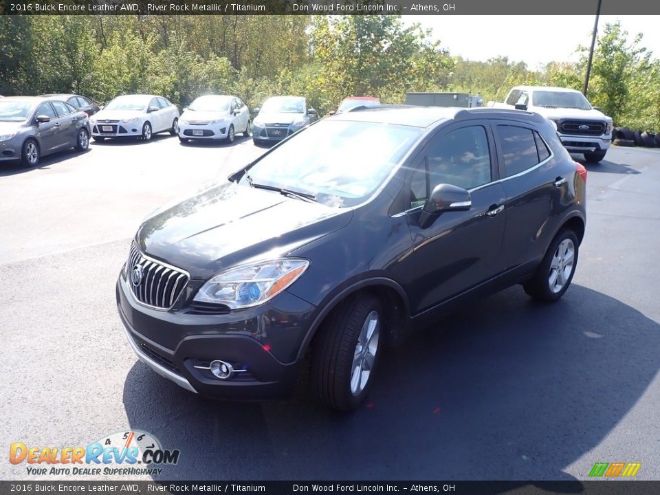 2016 Buick Encore Leather AWD River Rock Metallic / Titanium Photo #7