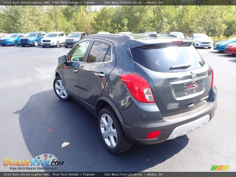 2016 Buick Encore Leather AWD River Rock Metallic / Titanium Photo #8