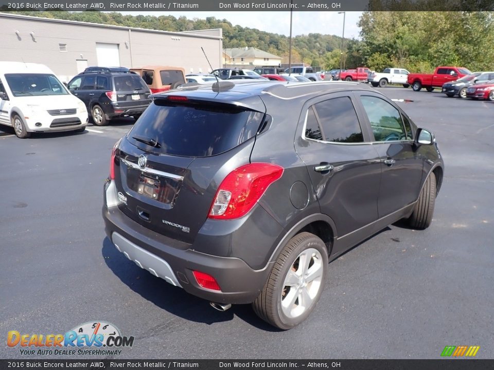 2016 Buick Encore Leather AWD River Rock Metallic / Titanium Photo #10