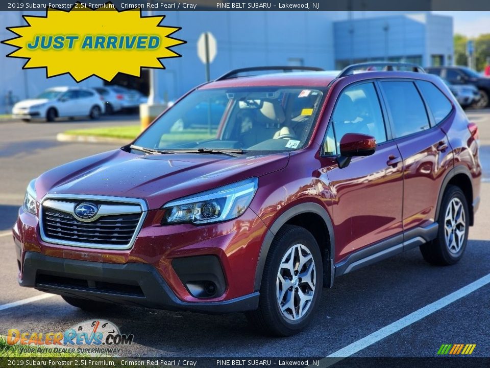 2019 Subaru Forester 2.5i Premium Crimson Red Pearl / Gray Photo #1