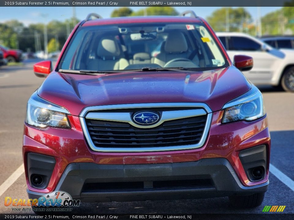 2019 Subaru Forester 2.5i Premium Crimson Red Pearl / Gray Photo #3