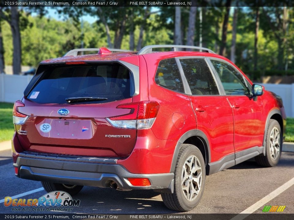 2019 Subaru Forester 2.5i Premium Crimson Red Pearl / Gray Photo #7