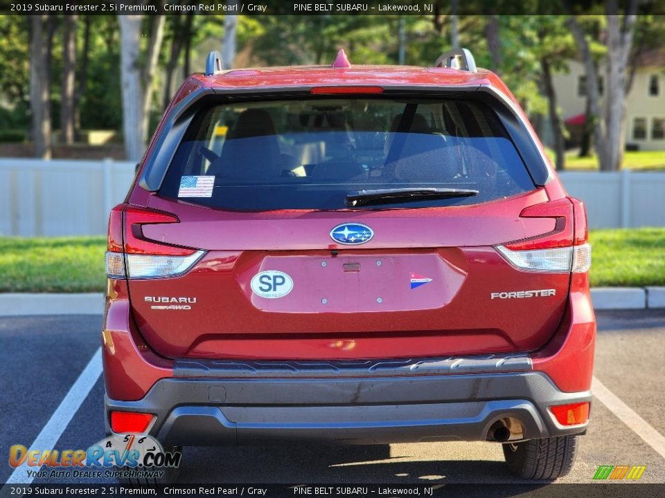 2019 Subaru Forester 2.5i Premium Crimson Red Pearl / Gray Photo #8