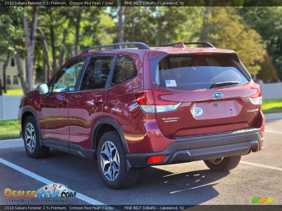 2019 Subaru Forester 2.5i Premium Crimson Red Pearl / Gray Photo #9