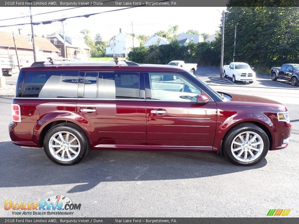 Burgundy Velvet 2018 Ford Flex Limited AWD Photo #6