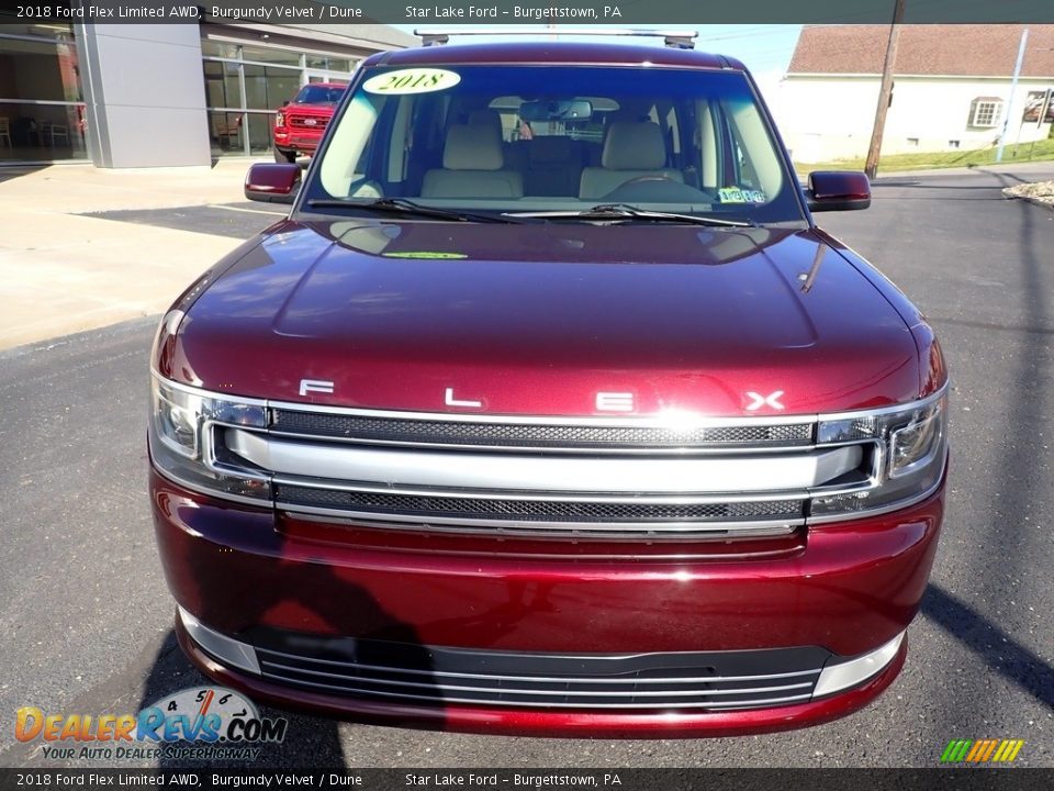 Burgundy Velvet 2018 Ford Flex Limited AWD Photo #8