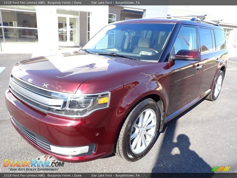 Burgundy Velvet 2018 Ford Flex Limited AWD Photo #9