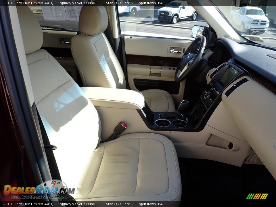 Front Seat of 2018 Ford Flex Limited AWD Photo #10