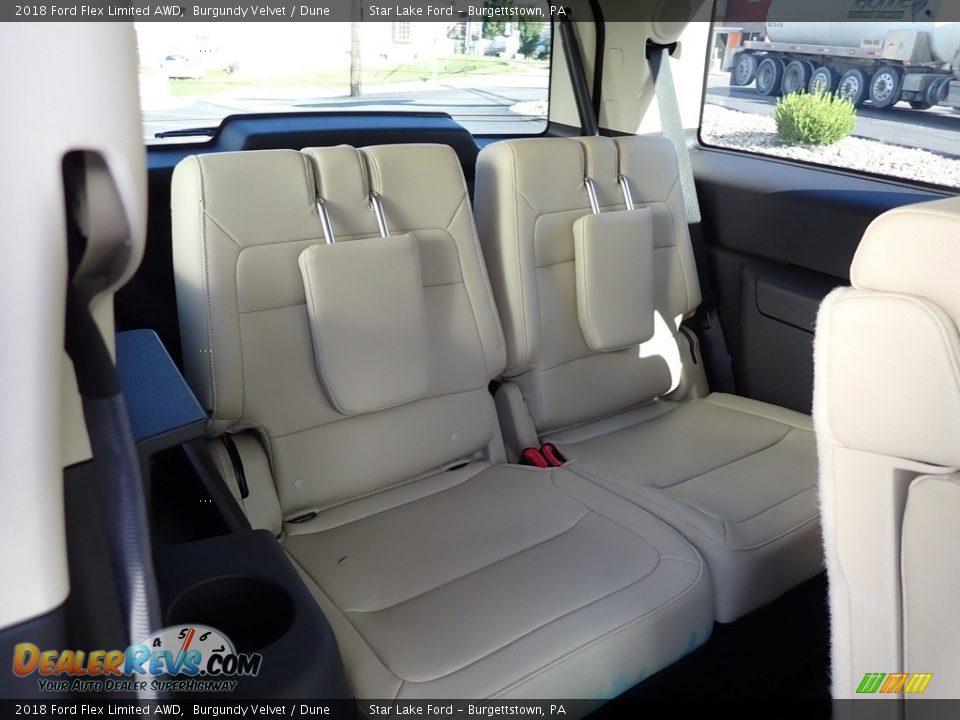 Rear Seat of 2018 Ford Flex Limited AWD Photo #12