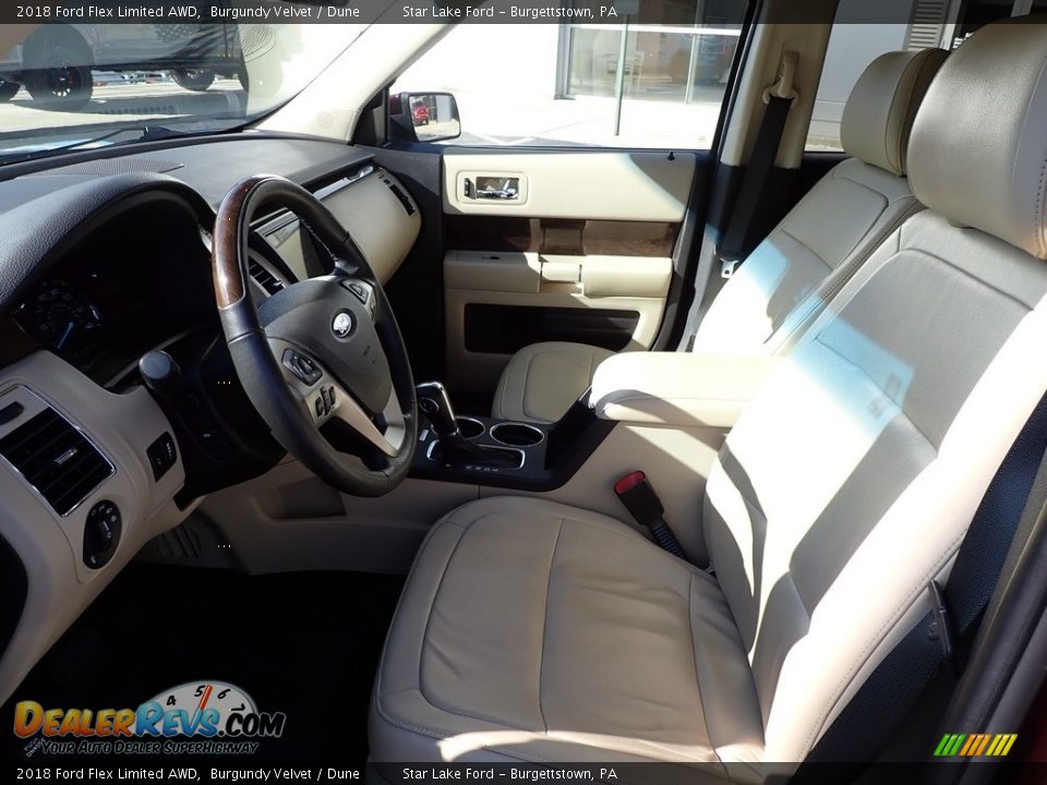 Front Seat of 2018 Ford Flex Limited AWD Photo #15