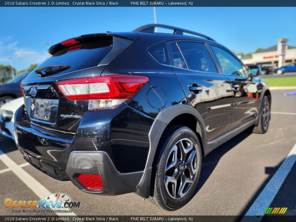 2019 Subaru Crosstrek 2.0i Limited Crystal Black Silica / Black Photo #7