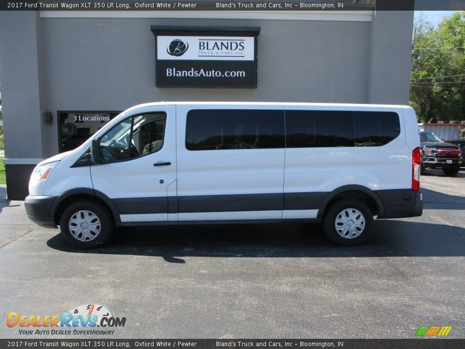 2017 Ford Transit Wagon XLT 350 LR Long Oxford White / Pewter Photo #1