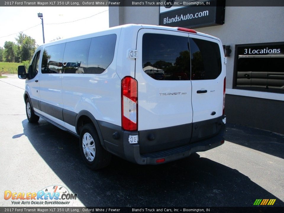 2017 Ford Transit Wagon XLT 350 LR Long Oxford White / Pewter Photo #3