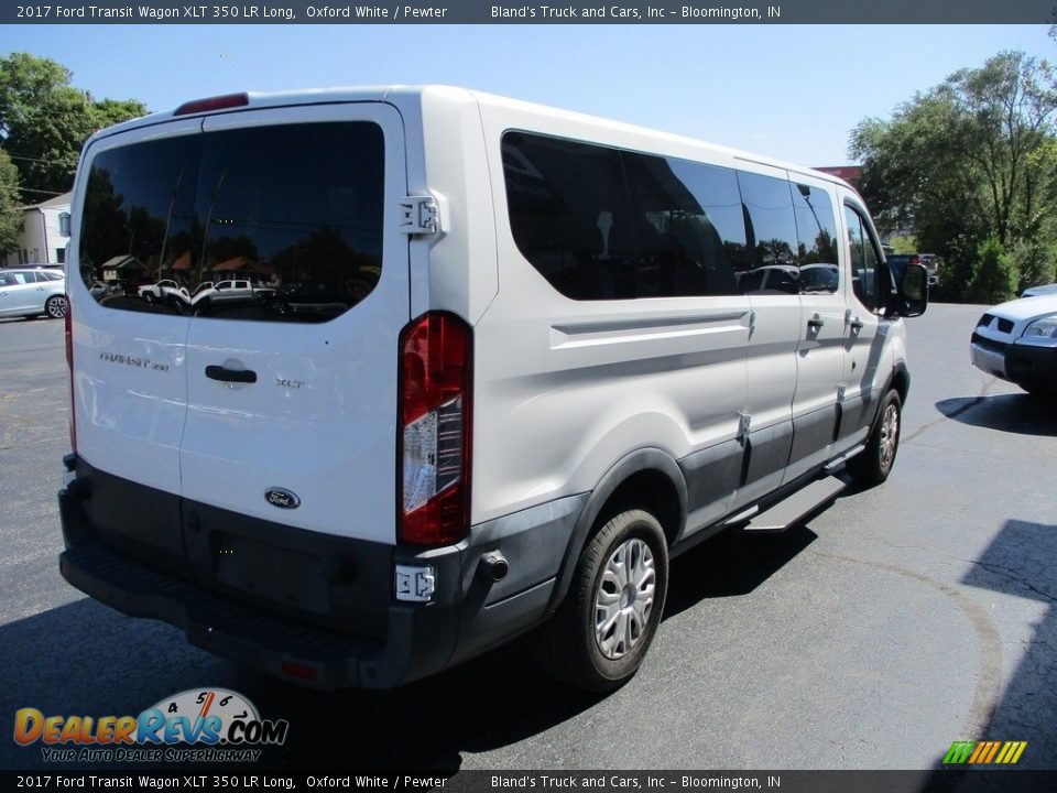 2017 Ford Transit Wagon XLT 350 LR Long Oxford White / Pewter Photo #4