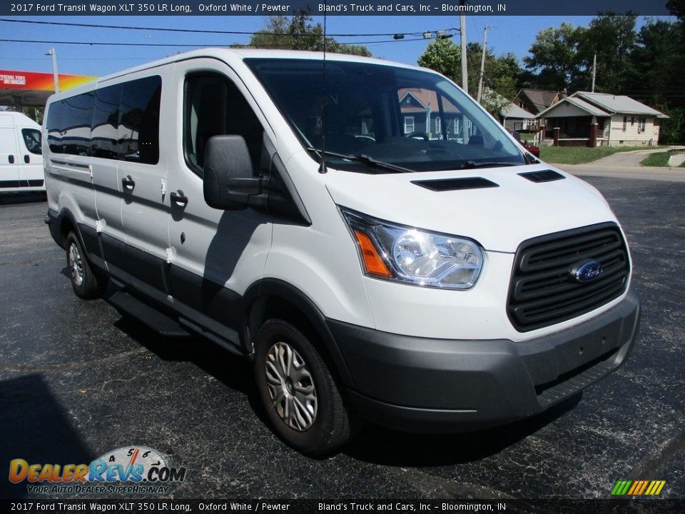 2017 Ford Transit Wagon XLT 350 LR Long Oxford White / Pewter Photo #5