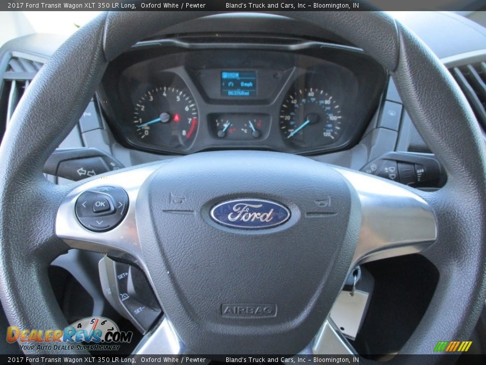 2017 Ford Transit Wagon XLT 350 LR Long Steering Wheel Photo #11
