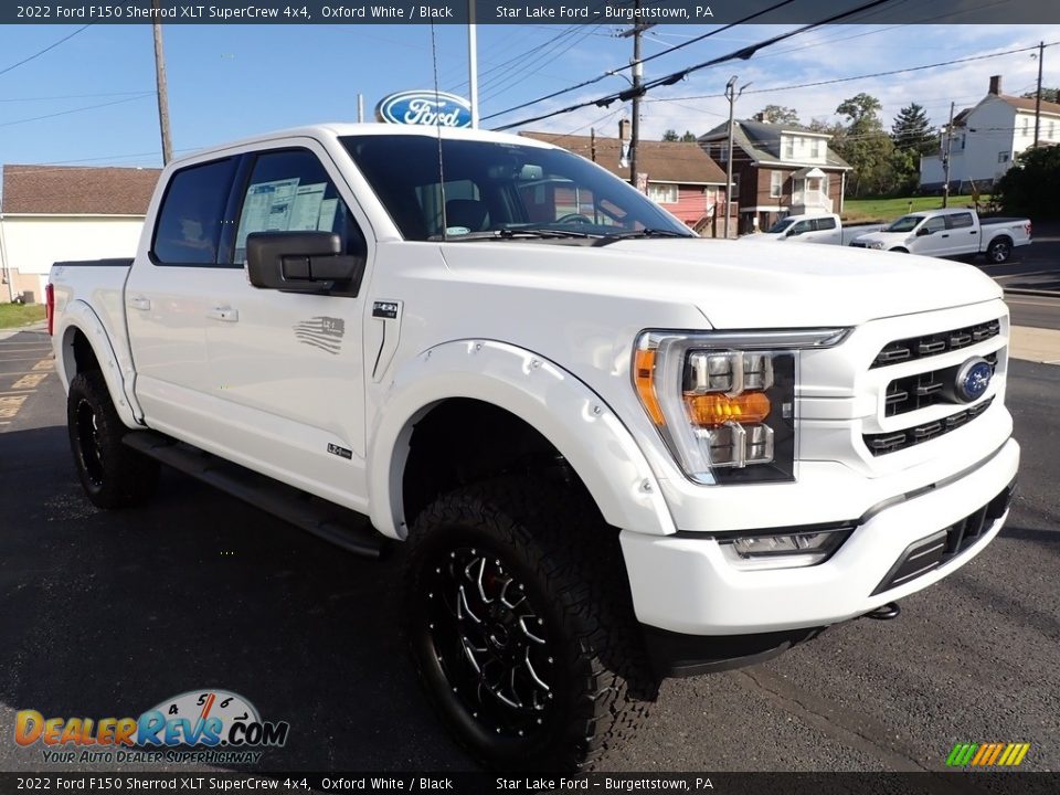 2022 Ford F150 Sherrod XLT SuperCrew 4x4 Oxford White / Black Photo #7