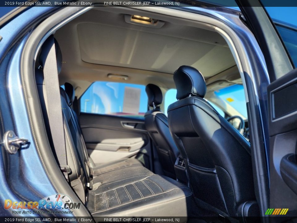 2019 Ford Edge SEL AWD Blue Metallic / Ebony Photo #7