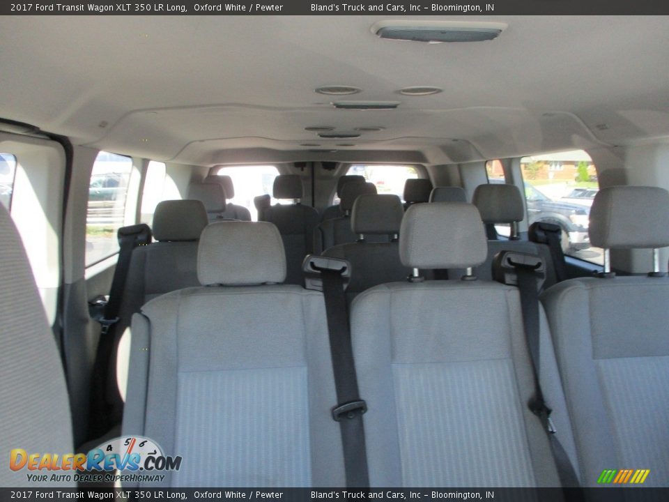 2017 Ford Transit Wagon XLT 350 LR Long Oxford White / Pewter Photo #20