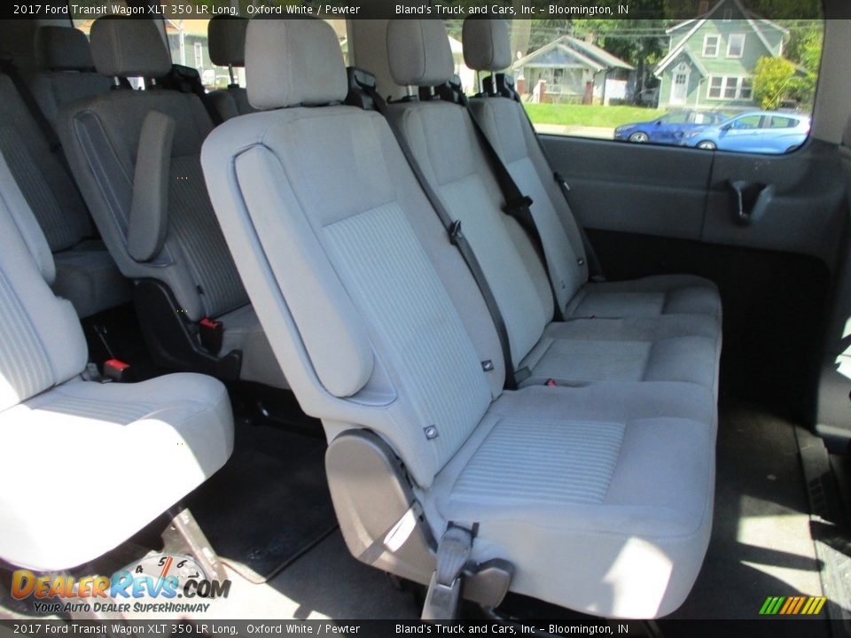 Rear Seat of 2017 Ford Transit Wagon XLT 350 LR Long Photo #21