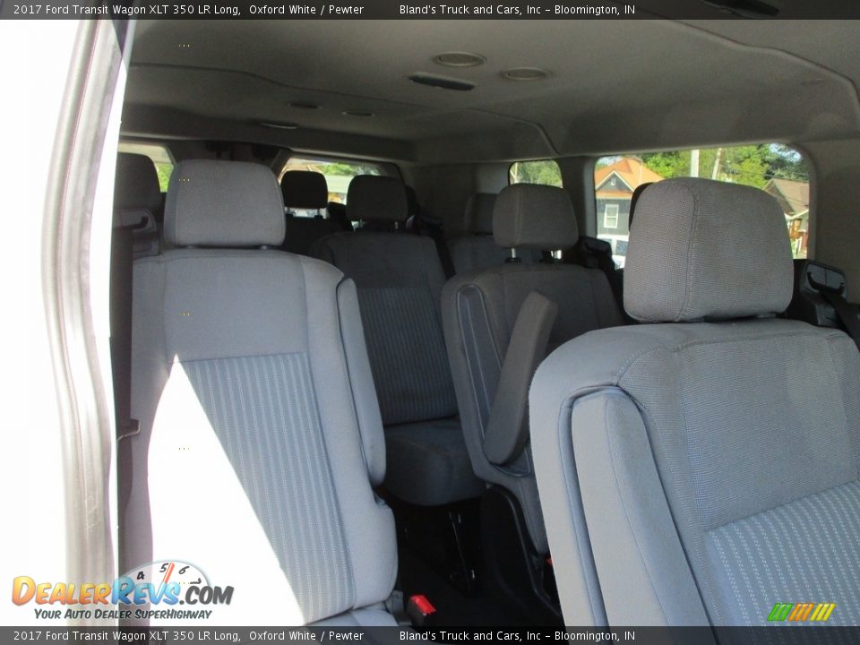 Rear Seat of 2017 Ford Transit Wagon XLT 350 LR Long Photo #22