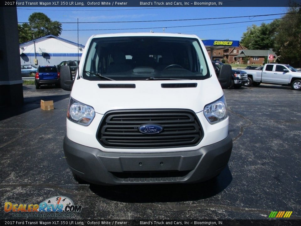 2017 Ford Transit Wagon XLT 350 LR Long Oxford White / Pewter Photo #23