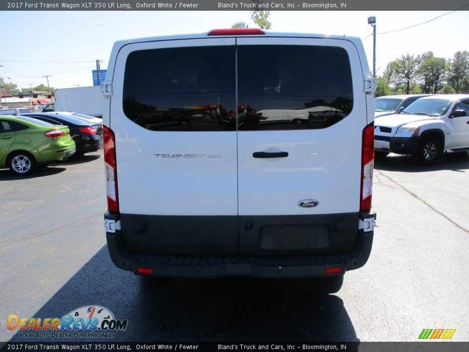 2017 Ford Transit Wagon XLT 350 LR Long Oxford White / Pewter Photo #25