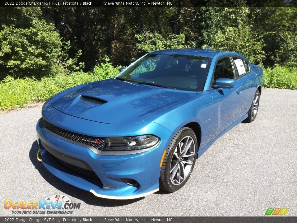 2022 Dodge Charger R/T Plus Frostbite / Black Photo #2