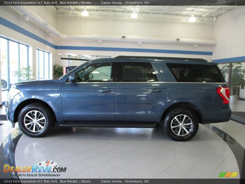 2019 Ford Expedition XLT Max 4x4 Blue Metallic / Ebony Photo #10