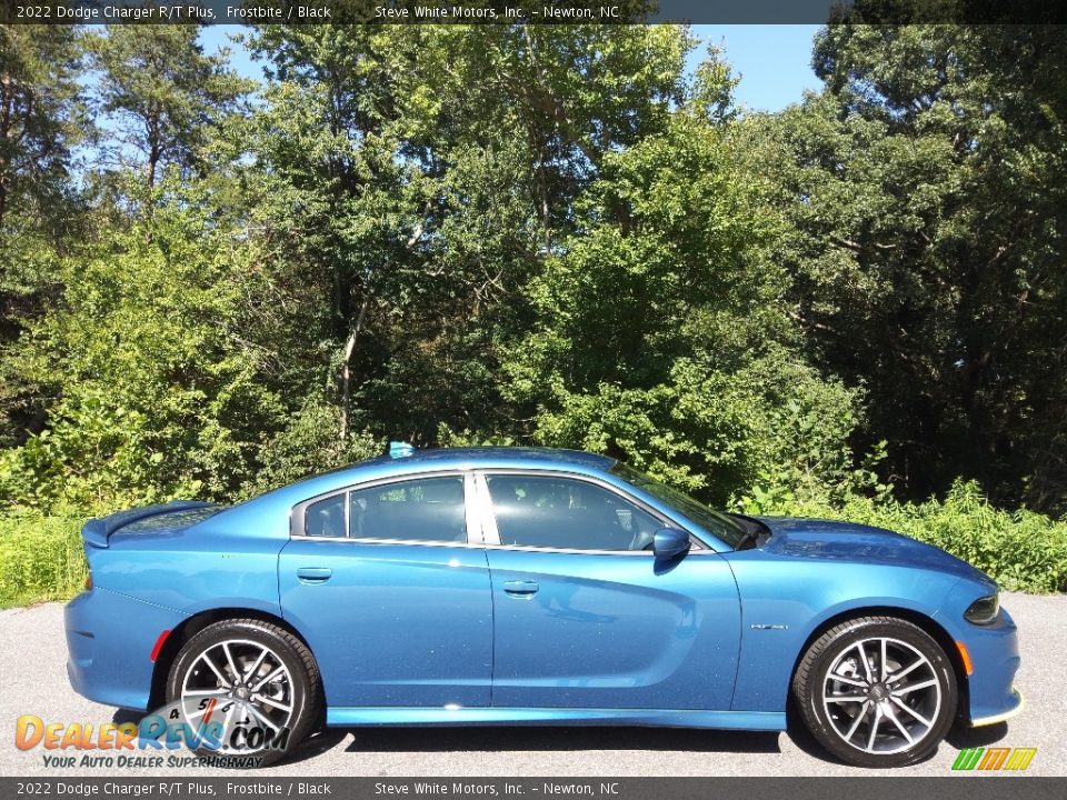 2022 Dodge Charger R/T Plus Frostbite / Black Photo #5