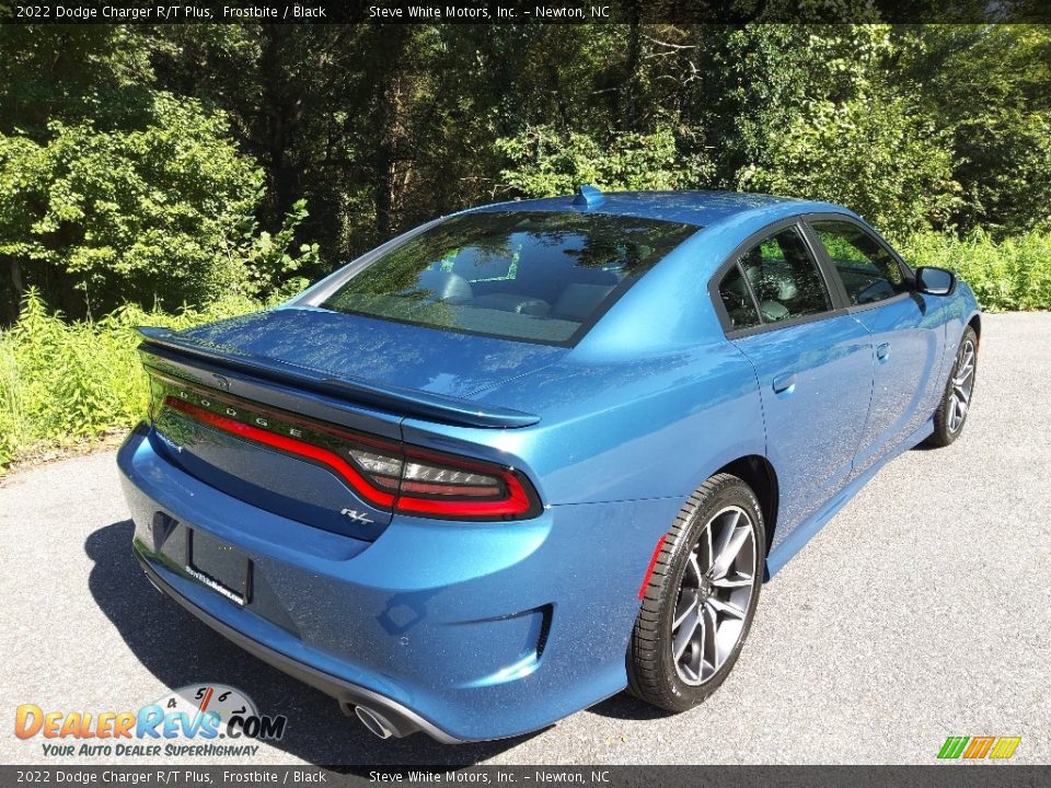 2022 Dodge Charger R/T Plus Frostbite / Black Photo #6