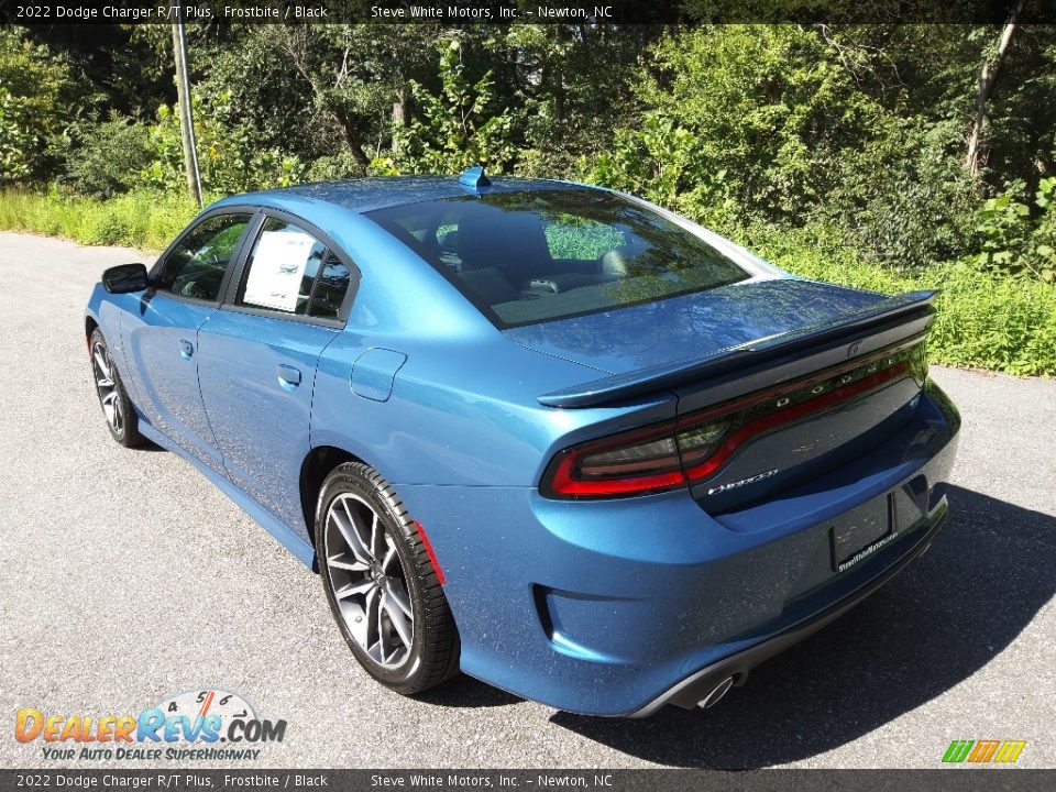 2022 Dodge Charger R/T Plus Frostbite / Black Photo #8