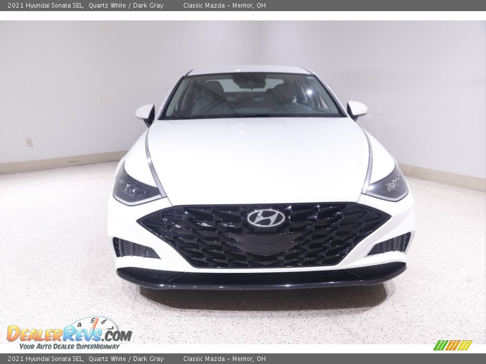 2021 Hyundai Sonata SEL Quartz White / Dark Gray Photo #2