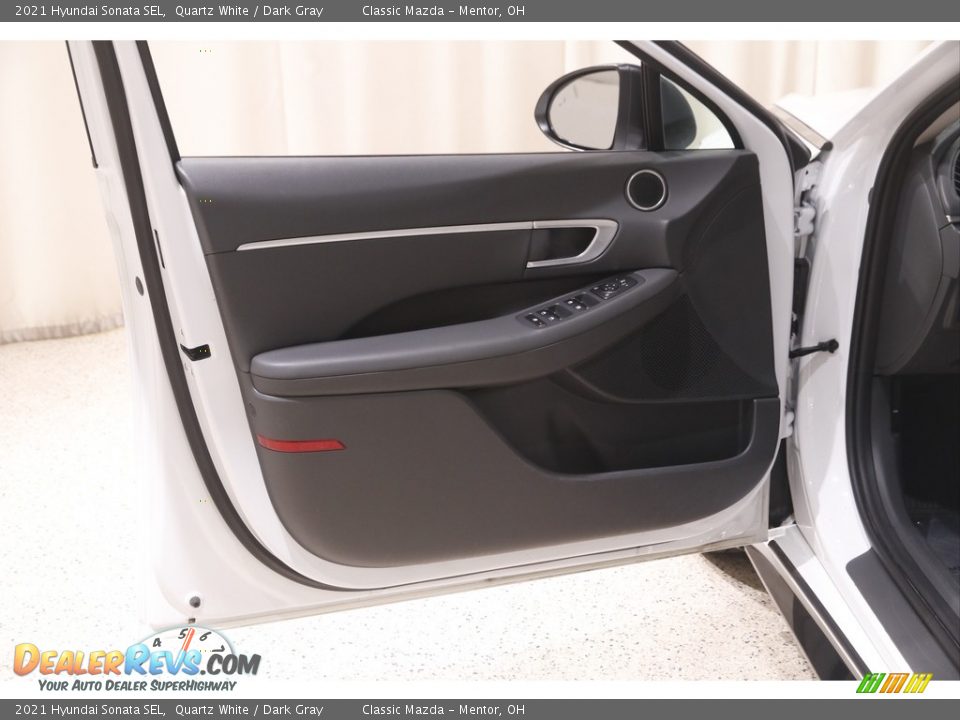 2021 Hyundai Sonata SEL Quartz White / Dark Gray Photo #4