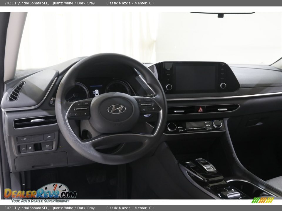2021 Hyundai Sonata SEL Quartz White / Dark Gray Photo #6