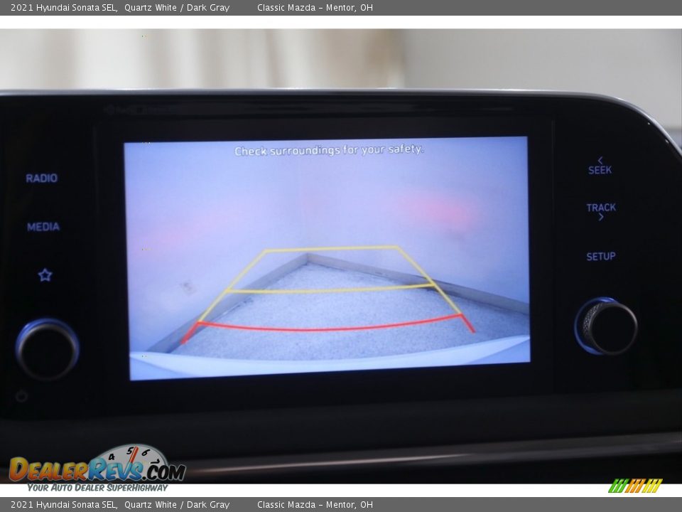 2021 Hyundai Sonata SEL Quartz White / Dark Gray Photo #11
