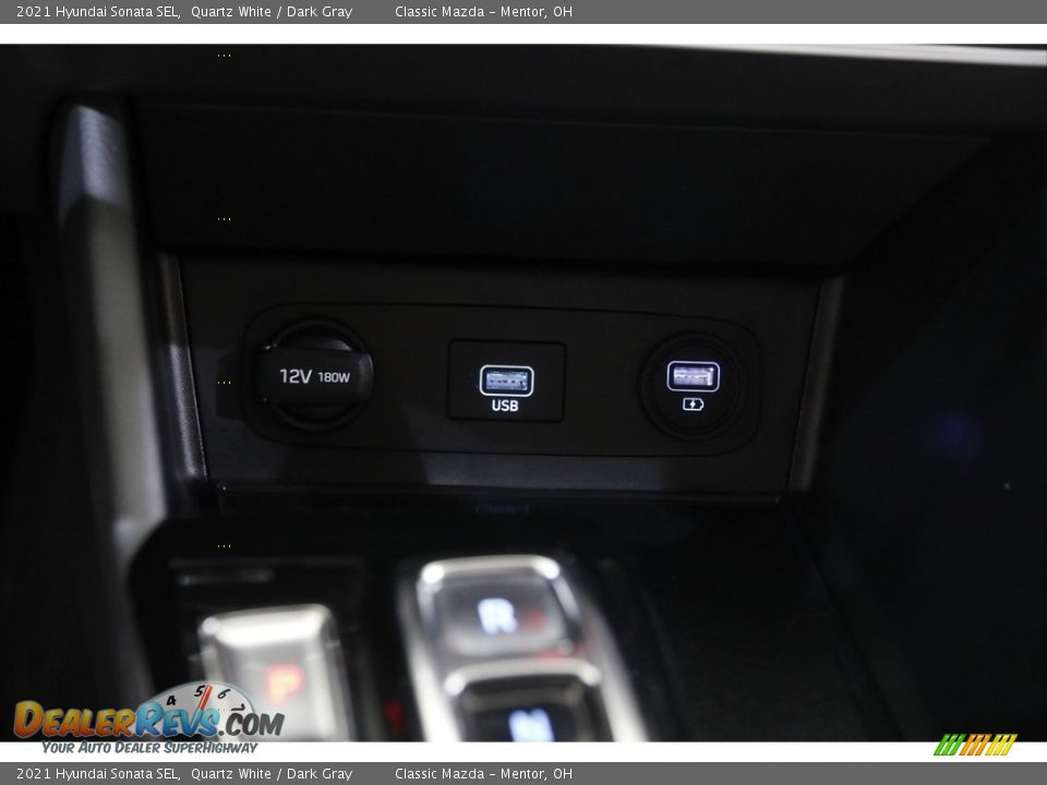 2021 Hyundai Sonata SEL Quartz White / Dark Gray Photo #13