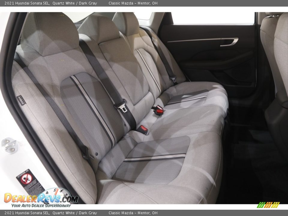2021 Hyundai Sonata SEL Quartz White / Dark Gray Photo #16