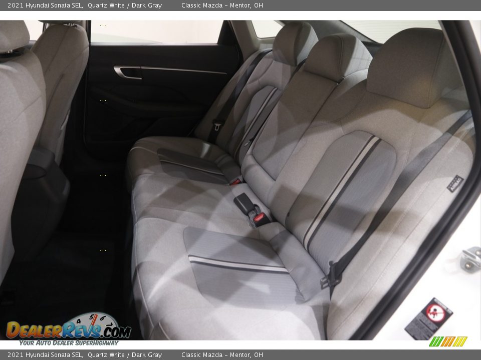 2021 Hyundai Sonata SEL Quartz White / Dark Gray Photo #17