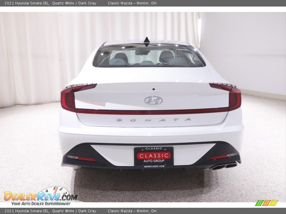 2021 Hyundai Sonata SEL Quartz White / Dark Gray Photo #18