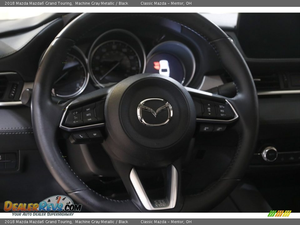 2018 Mazda Mazda6 Grand Touring Machine Gray Metallic / Black Photo #7