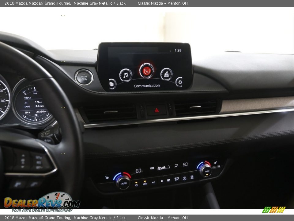 2018 Mazda Mazda6 Grand Touring Machine Gray Metallic / Black Photo #9