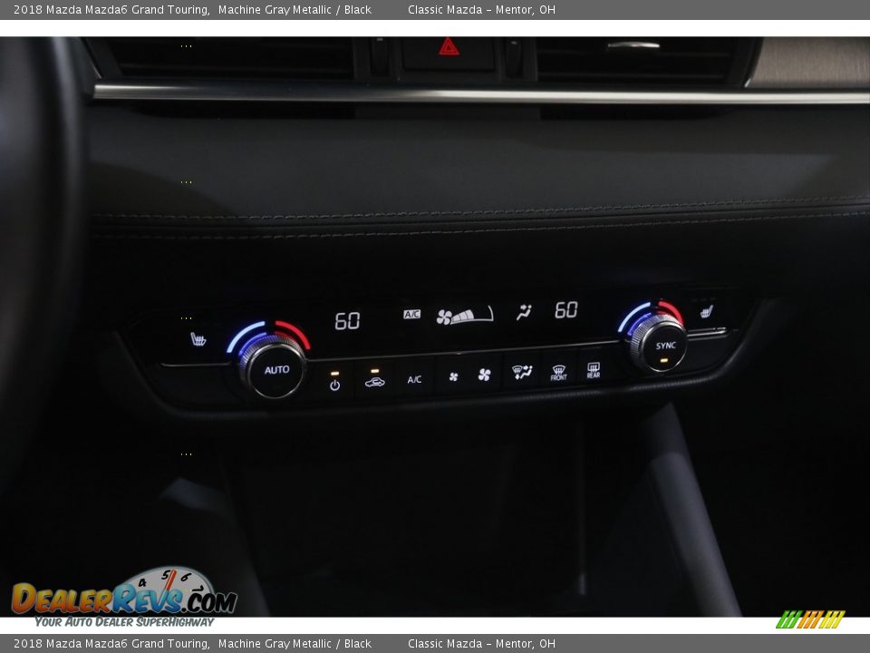 2018 Mazda Mazda6 Grand Touring Machine Gray Metallic / Black Photo #14