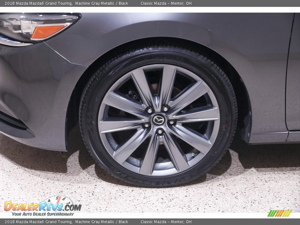 2018 Mazda Mazda6 Grand Touring Machine Gray Metallic / Black Photo #22